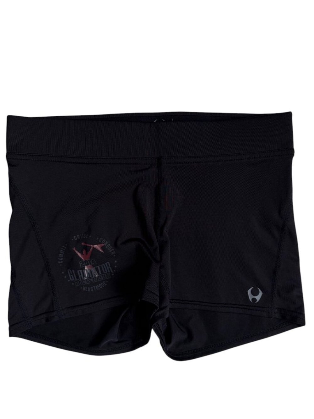 Hylete Women’s Compression 2014 Gladiator Rock N Run Shorts (Black) - Small